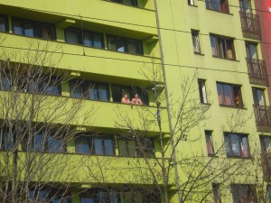 Feierabend hinter dem Latschenbaum
