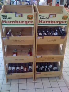 Der Wein zum Burger.